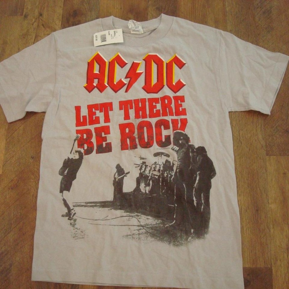 AC/DC SHIRT VINTAGE 2010 LET THERE‎ BE